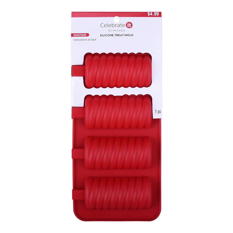 Red, White & Blue Cakesicle Swirlpop Silicone Treat Mold by Celebrate It®