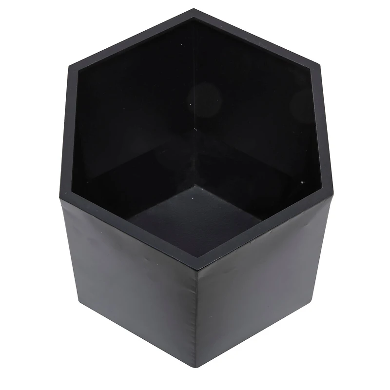 Black Modern Planter, Set of 3" 20", 16", 11"