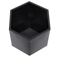 Black Modern Planter, Set of 3" 20", 16", 11"