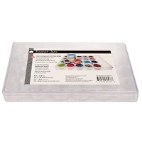 The Beadsmith® 9.5'' x 6.5'' x 1'' Clear Storage Box with Jars