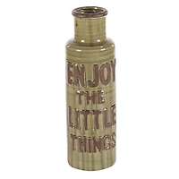 Brown Ceramic Farmhouse Vase Set