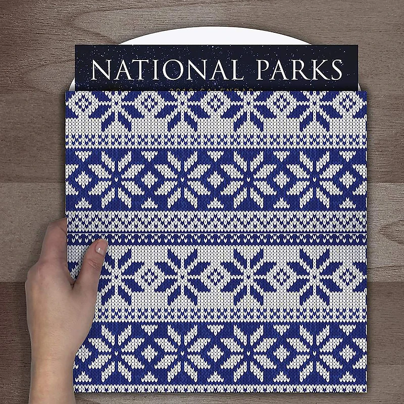 TF Publishing Snowflakes Calendar Wrap, 12" x 12"