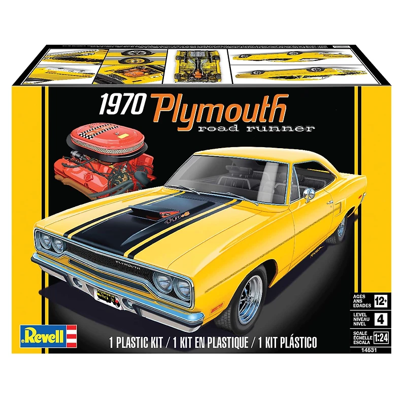 1970 Plymouth Road Runner Model Car Kit