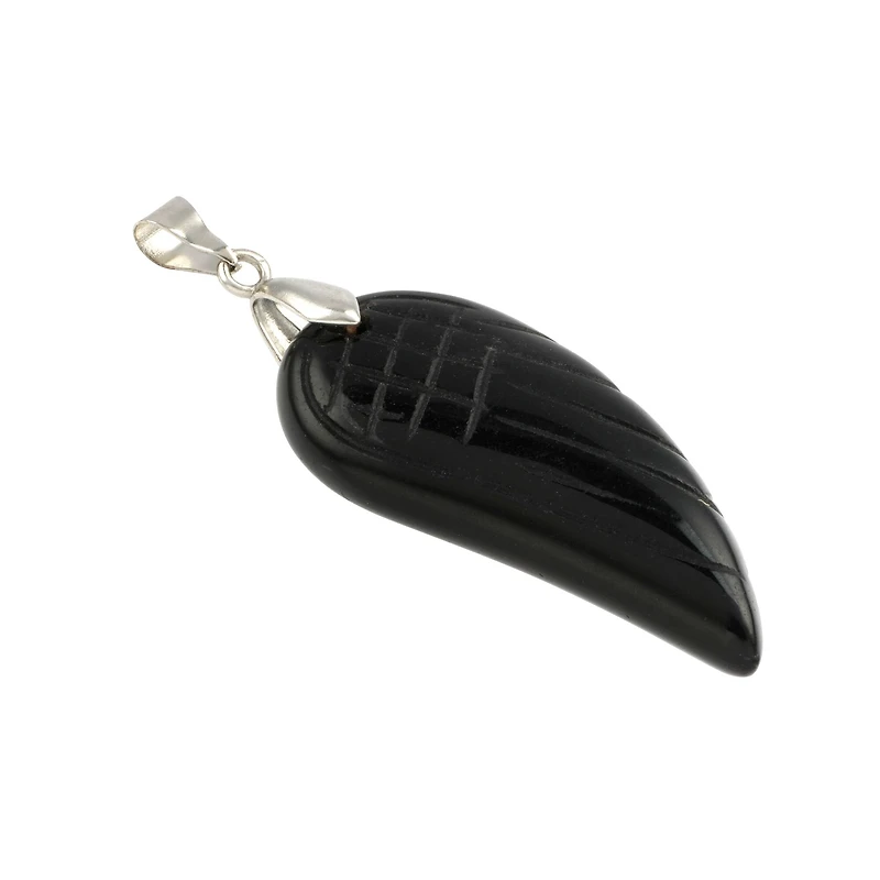 Black Jasper Wing Pendant by Bead Landing™