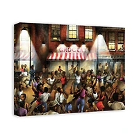 Dancing In The Street 20" x 16" Canvas Wall Art