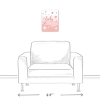 Lucky I  Found You 11" x 14" Canvas Wall Art