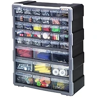 Quantum Storage Systems® Black & Gray 39-Drawer Cabinet