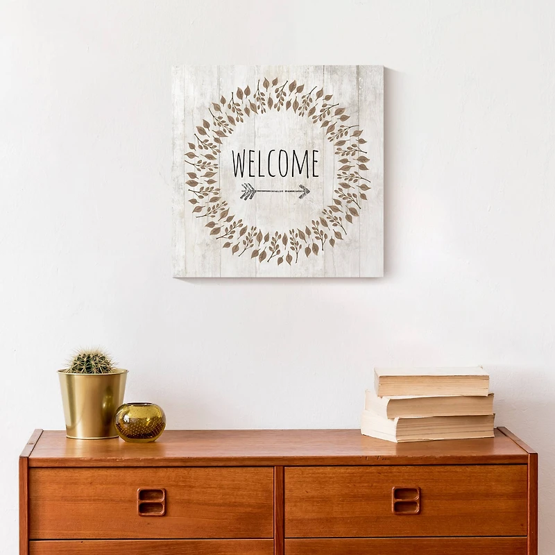 Autumn Welcome Canvas Wall Art