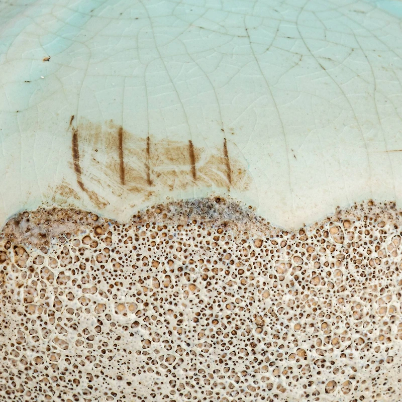 Hello Honey® Distressed Finish Brown & White Terracotta Vase Set