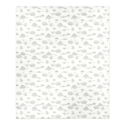 Snowy Town 50x60 Sherpa Fleece Blanket