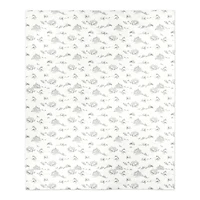 Snowy Town 50x60 Sherpa Fleece Blanket