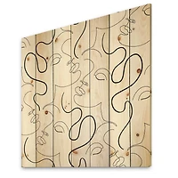 Designart - Monochrome One Line Drawing Portraits