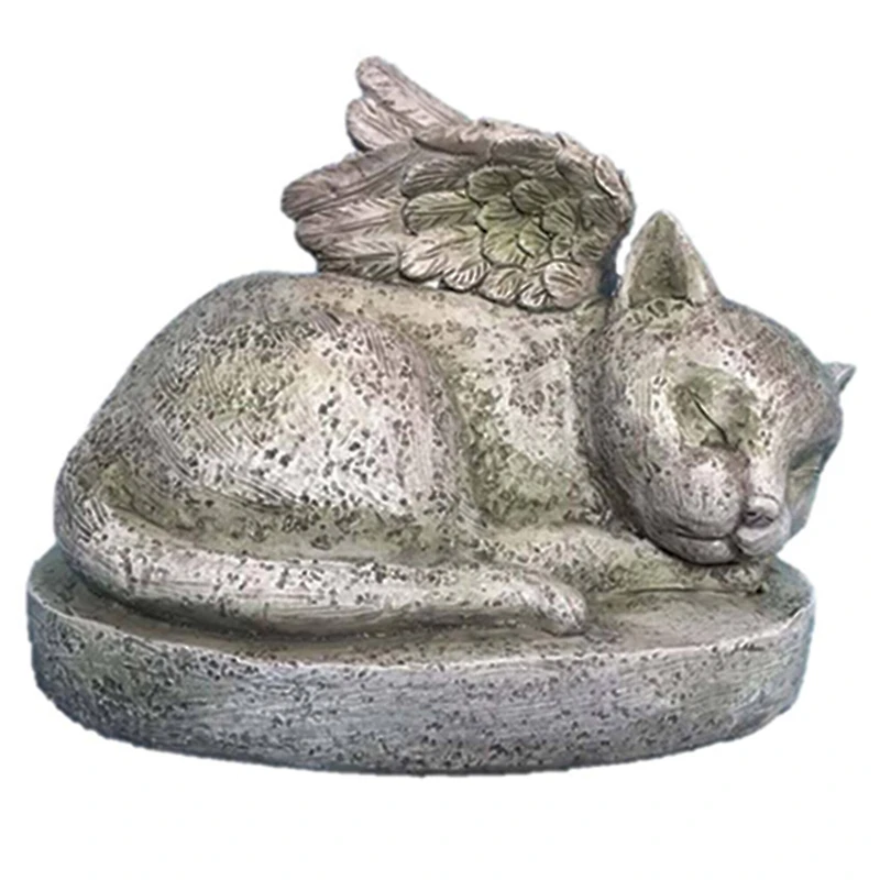 Santa's Workshop 7.5" Remembrance Kitty Statue