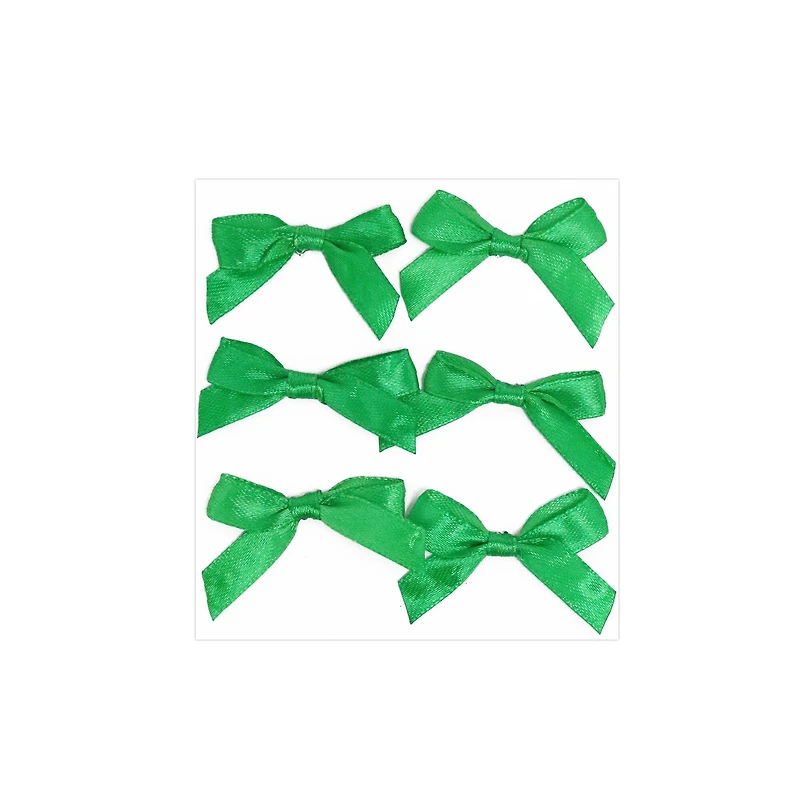 Green Satin Bow Stickers by Recollections™