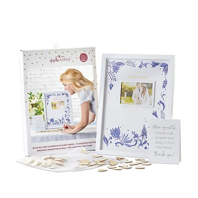 Kate Aspen® Blue Willow Wedding Guest Book Alternative