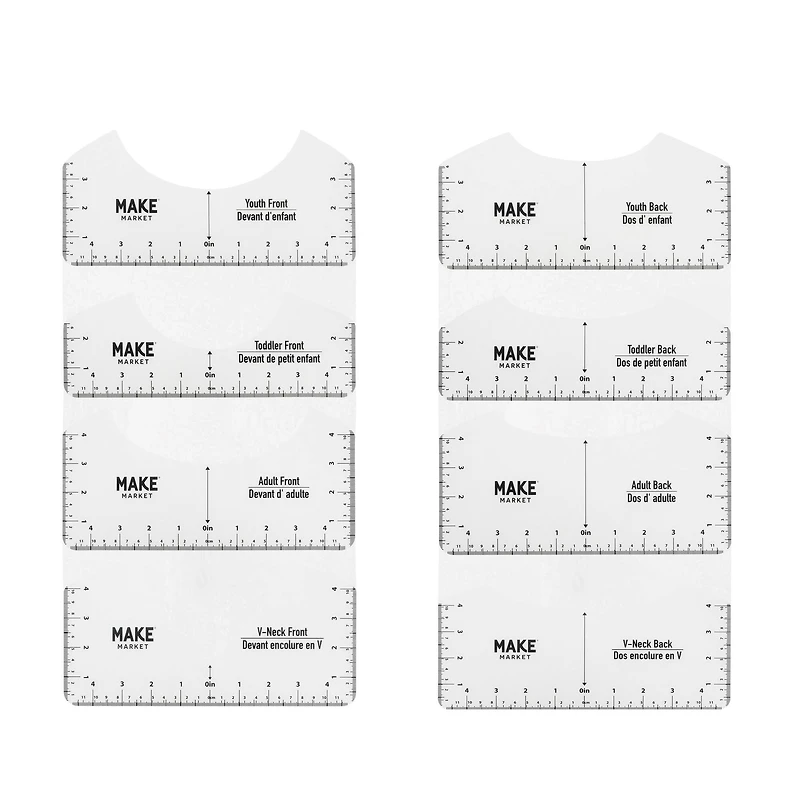 T-Shirt Ruler Guide Set by Make Market®