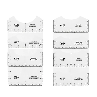T-Shirt Ruler Guide Set by Make Market®