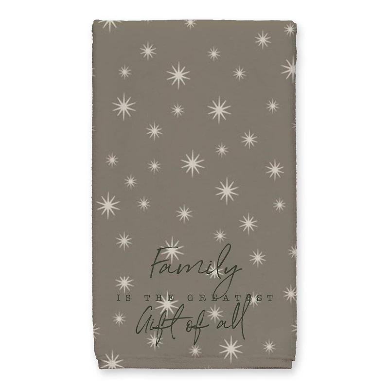 Family Greatest Gift Twinkle Tea Towel