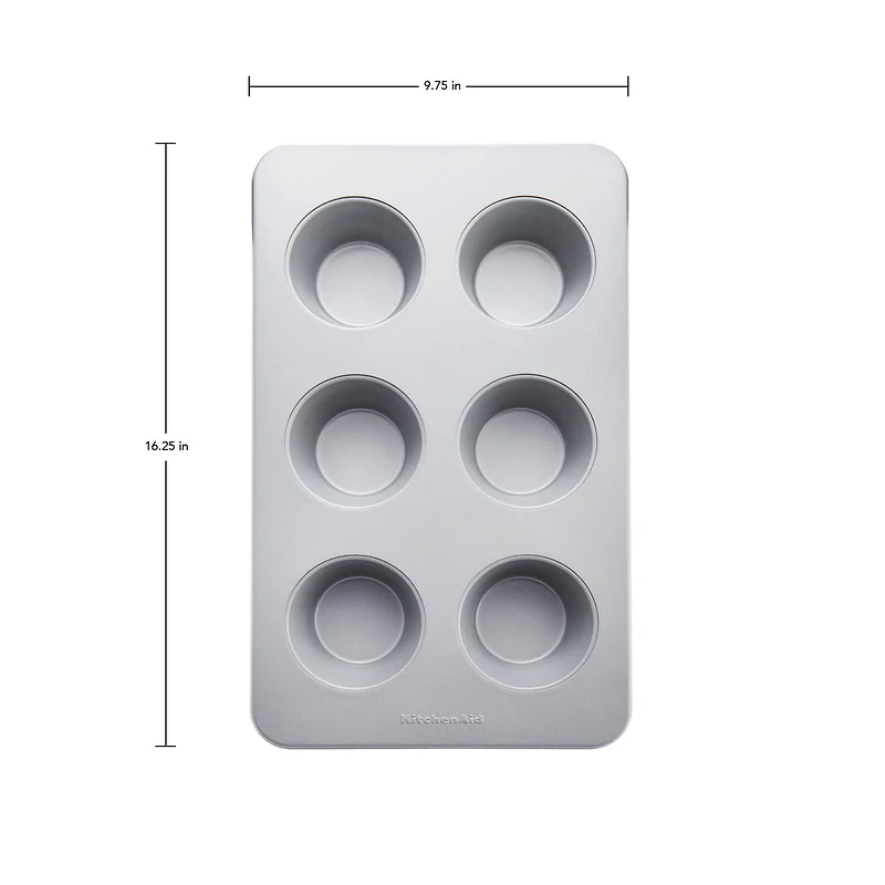 KitchenAid Non-Stick 6-Cup Mega Muffin Pan
