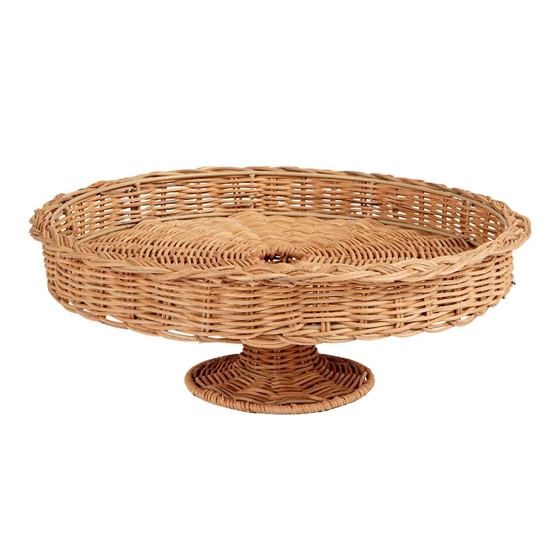 Hello Honey® Decorative Handwoven Rattan Pedestal