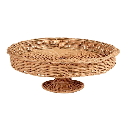 Hello Honey® Decorative Handwoven Rattan Pedestal