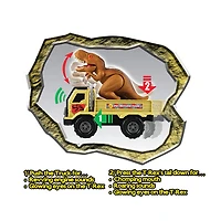 Red Box Toy Light & Sounds 7" Pre-Historic Times: T-REX Transporter