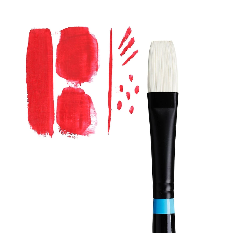 Princeton™ Aspen™ Synthetic Long Handle Flat Brush