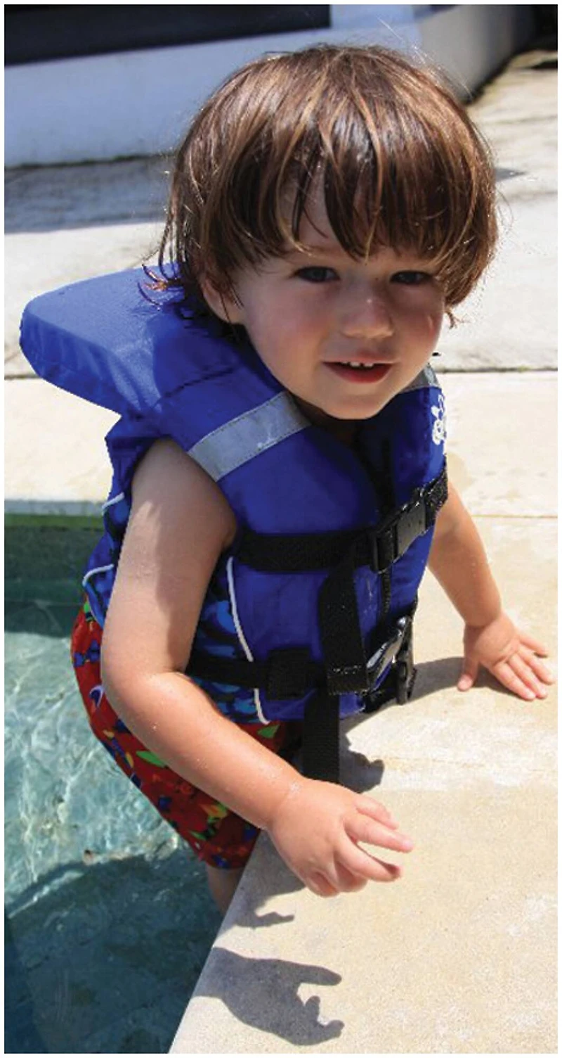 Swim Central 20" Blue Child Infant Life Jacket Vest with Handle