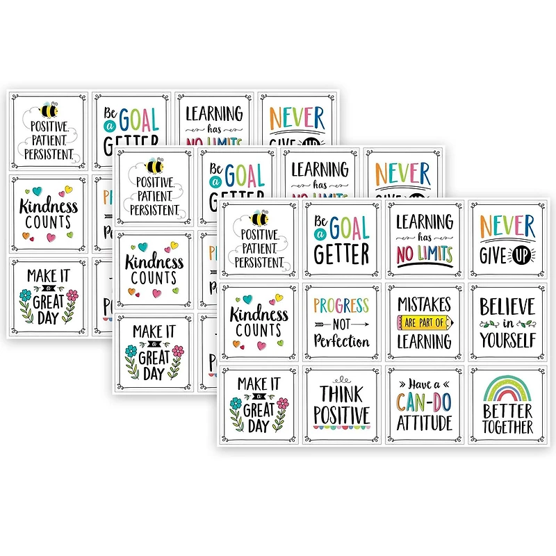 Creative Teaching Press® Positive Mindset 10" Designer Cut-Outs Set
