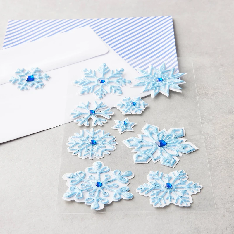 Snowflake Dimensional Stickers by Recollections™