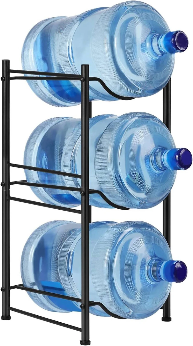 NEX™ 3-Tier 5-Gallon Black Water Jug Storage Rack