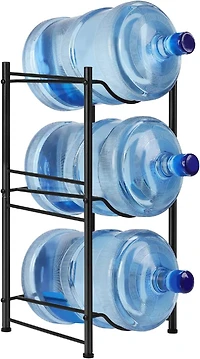 NEX™ 3-Tier 5-Gallon Black Water Jug Storage Rack