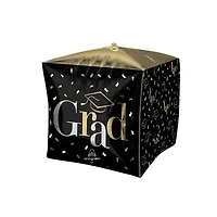 UltraShape® Cubez® 15" Class Dismissed Foil Balloon