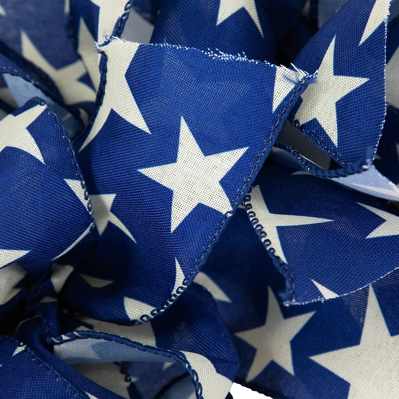 24" Stars & Stripes Patriotic Ribbon Wreath