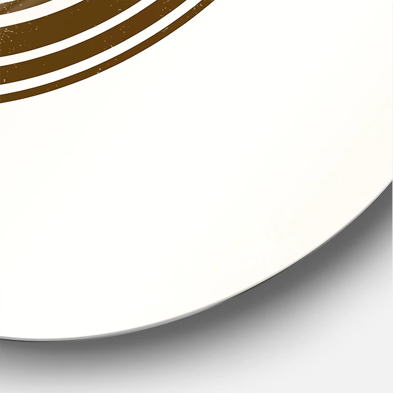 Designart - Abstract Sun Moon Leaves III