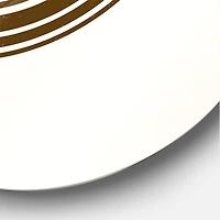 Designart - Abstract Sun Moon Leaves III