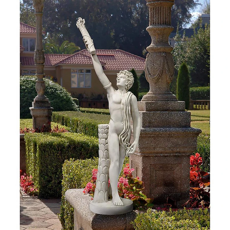 Design Toscano 46" Torch Bearer Statue