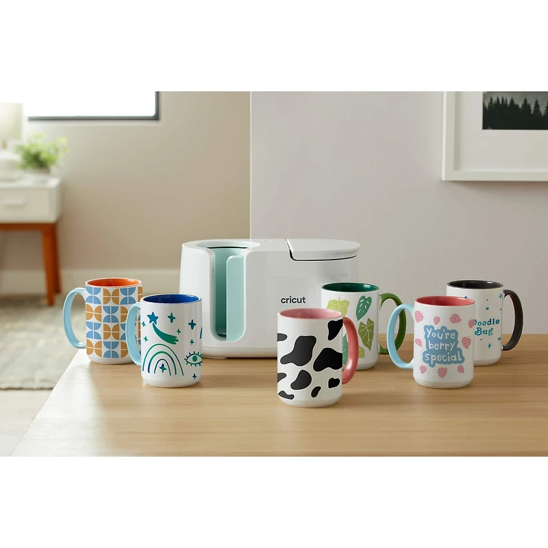 Cricut® Blank Beveled Ceramic Mug, 15oz.