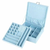 NEX™ 2-Layer 10.5" Lint Jewelry Box Organizer