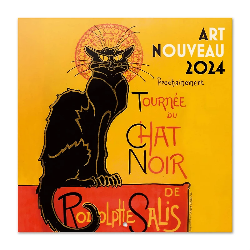 TF Publishing 2024 Art Nouveau Bilingual Wall Calendar