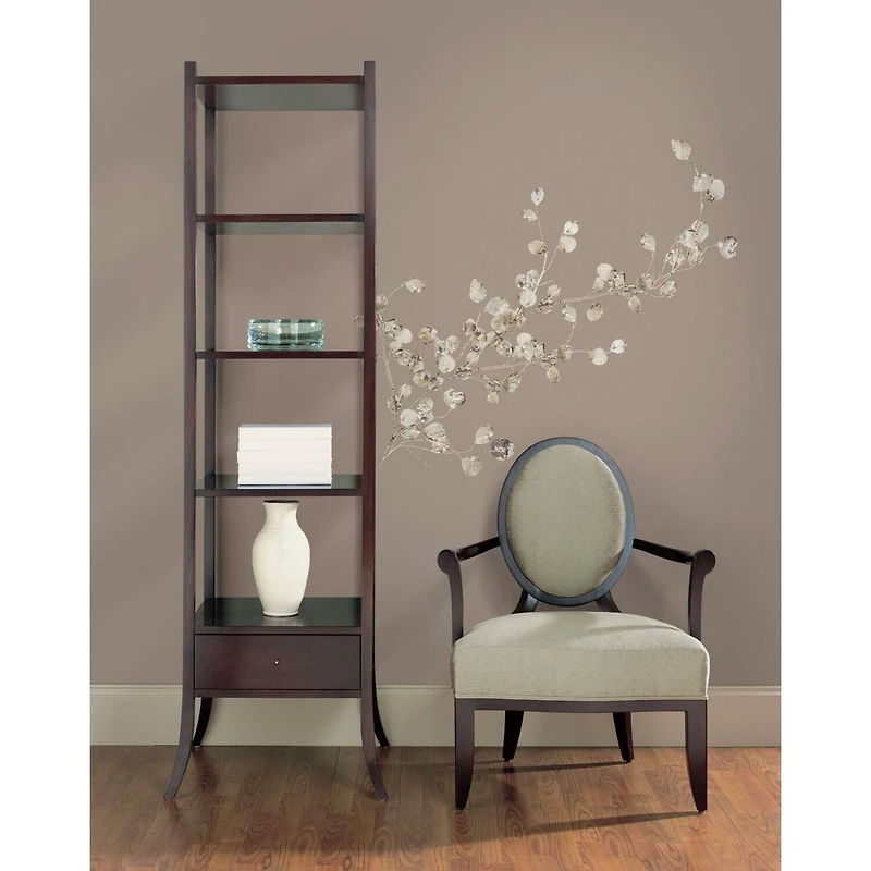 RoomMates Silver Dollar Branch Peel & Stick Giant Wall Decal