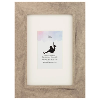 Simply Essentials™  2" x 3" Gray Frame by Studio Décor®