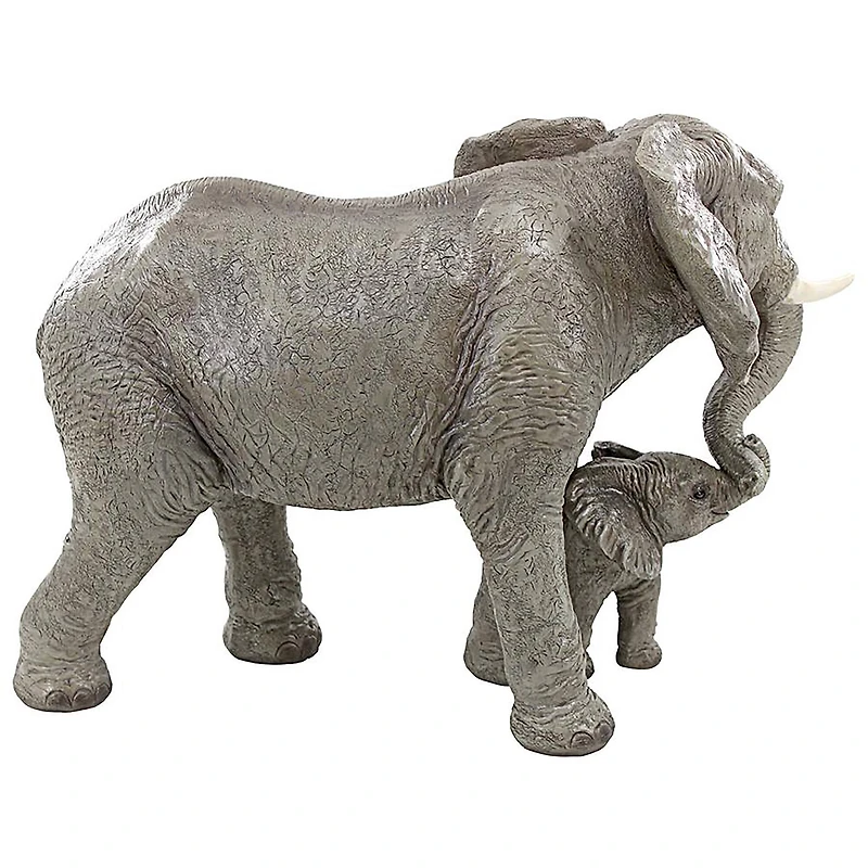 Design Toscano 15" Herd Mentality Mother & Calf Elephant Statue