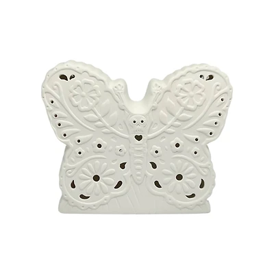 7.5" DIY LED Butterfly Ceramic Décor by Ashland®