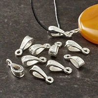 12 Packs: 10 ct. (120 total) Silver Bails by Bead Landing™