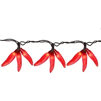 36ct. Orange Chili Pepper Clusters String Light Set