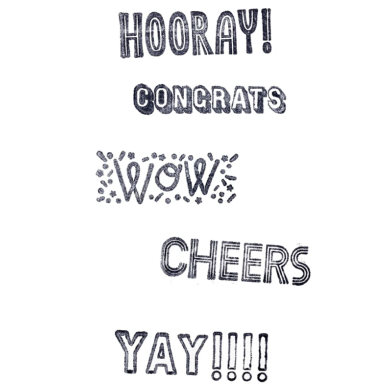 Celebrate Wood Stamp Set by Recollections™