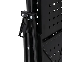 6 Pack: Honey Can Do Black Collapsible 3-Tier Metal Shelf