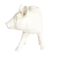 Hello Honey® 7.25" Wide Country Charm Pig Taper Candle Holder