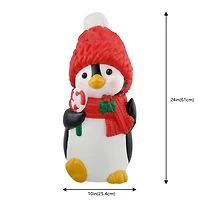 24" Lighted Penguin Blow Mold by Ashland®